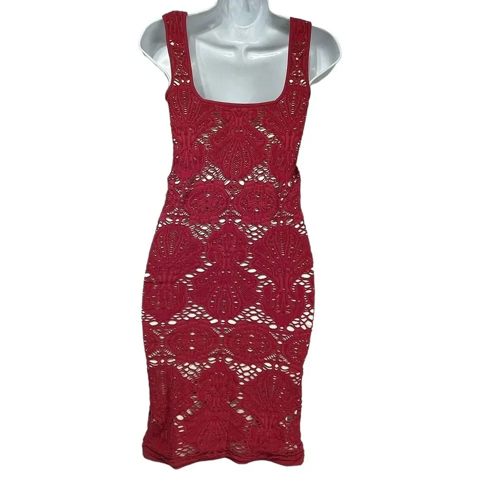 Intimately Free People Tank Medallion Bodycon Dress Size M